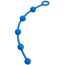 Анальные бусы Silicone Anal Beads Blue, SKN-ANL034 Blue: Для кого Унисекс
