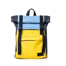 Женский рюкзак Sambag RollTop LTH желто-голубой (24231610): Пол Женский