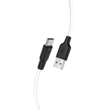 Кабель Hoco USB Cable to USB-C X21 Plus 3A 2m Black/White: Тип USB Cable - USB-C
