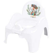 Горшок-стульчик Tega Baby Дикий запад Лисичка музыкальный белый PO-074-103-LISEK: Цвет белый