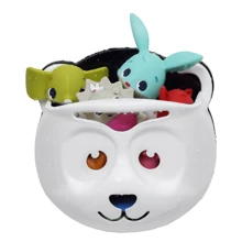 Корзина для игрушек Maltex Panda с игрушками 6215_98, white/black: Производитель Maltex
