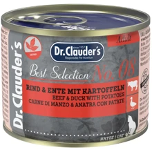Влажный корм для взрослых кошек Dr.Clauder's Best Selection №8 говядина и утка с картофелем 200 г (22608200): Тип Влажный корм