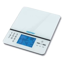 Весы кухонные Zelmer ZKS1500N: Тип конструкции с плоской плaтформой