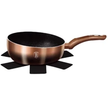 Сковорода Berlinger Haus Rosegold Noir Metallic Line 26 см (BH 1897): Тип сковороды Глубокая
