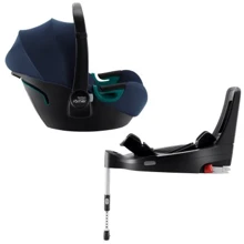 Автокресло BRITAX-ROMER BABY-SAFE3 i-SIZE Indigo Blue с платформой FLEX BASE: Группа 0+ (до 13 кг), автокресло-переноска