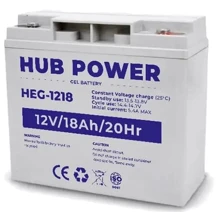 Hub Power 12V 18 Ah (HEG-1218): Тип Аккумулятор