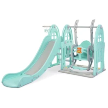 Дитяча гірка-гойдалка Bambi WM19017-4-2 (grey / blue): Виробник Bambi