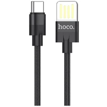 Кабель Hoco USB Cable to USB-C U55 Outstanding 1.2m Black: Тип USB Cable - USB-C