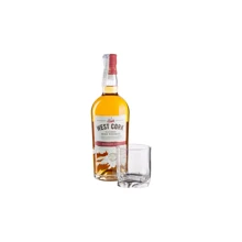 Виски West Cork Bourbon Cask , 0,7 л + glass (WT4384): Объем, л 0.7