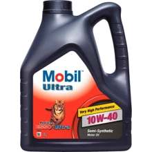 Моторное масло MOBIL Ultra 10W-40 4л: Тип Полусинтетическое