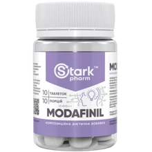 Stark Pharm Modafinil Модафініл 10 таблеток: Форма випуску таблетки