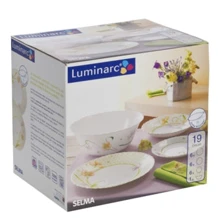 Столовый сервиз Сервиз Luminarc Carine Iris D3706 (19 пр.): Количество персон 6