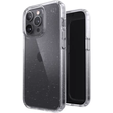 Чехол для iPhone Speck Presidio Perfect-Clear with Glitter Case Clear/Platinum Glitter (141715-9508) for iPhone 13 Pro: Цвет прозрачный