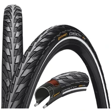 Покрышка Continental Contact 28" | 700 X 47C | 28 X 1.75 черная, не складная, светоотражающая (101328): Диаметр 28"