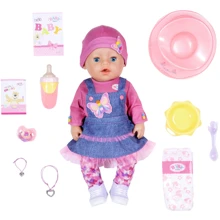 Кукла Baby Born серии Нежные объятия - Джинсовый Лук (43 cm, с аксессуарами) (831298): Возраст от 3 лет