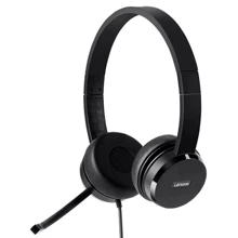 Навушники Lenovo 100 Stereo USB Headset (4XD0X88524): Тип конструкції накладні