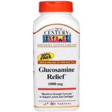 21st Century Glucosamine Relief Maximum Strength 1,000 mg 120 Tablets (CEN-22215): Тип Глюкозамін