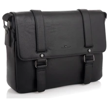 Мужская сумка почтальонка Der Flinger черная (SHIDF8131-black): Пол Мужской