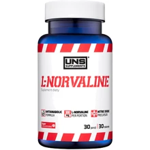 Аминокислота для спорта UNS L-NORVALINE 30 caps: Вкус Без вкуса