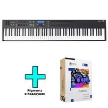 MIDI-клавиатура Arturia KeyLab Essential 88 Black Edition + Arturia Pigments: Механика Базовая