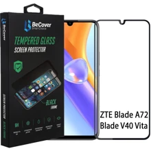 Аксессуар для смартфона BeCover Tempered Glass Black for ZTE Blade A72 / A72s / V40 Vita (708391): undefined undefined