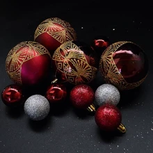Набор елочных шаров NewYEAR 32 шт Красный (9340 red): Производитель NewYEAR