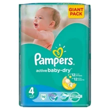 PAMPERS Active Baby-Dry Maxi Giant 76 (7-14 кг): undefined undefined
