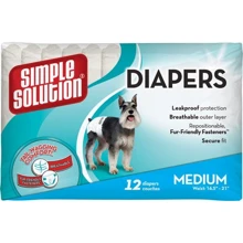 Гигиенические прокладки Simple Solution Disposable Diapers Large для собак (М) 12 шт. (ss10584): undefined undefined