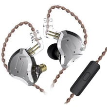 Наушники Knowledge Zenith ZS10 Pro Mic Black: Тип конструкции вакуумные