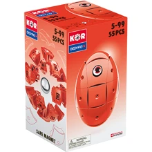Конструктор магнитный Geomag KOR Pantone Red (PF.800.676.00): Количество деталей, шт. 55