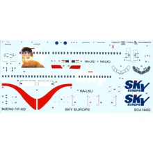 Декаль Boa Decals для самолета Boeing 737-300 Sky Europe (BOA-14462): Производитель Boa Decals
