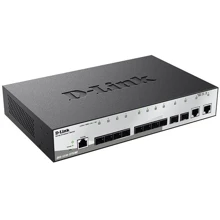 Сетевой коммутатор D-Link DGS-1210-12TS/ME: Порты только Gigabit Ethernet (10/100/1000)