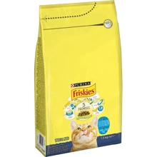 Сухой корм Friskies для стерилизованных кошек и кастрированных котов с лососем и овощами 1.5 кг (7613033002458): Тип Сухой корм