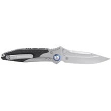 Нож Microtech Socom Bravo Mini S/E Titanium Bead Blast Standart Blue CF (1409.03.86): Тип ножа Складной