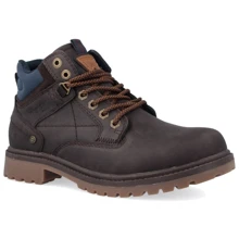 Ботинки Wrangler Yukon-S 41 WM12180S-030 темно-коричневые искусственная кожа зимние: undefined undefined