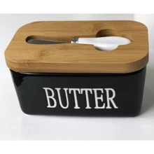 Масленка Olens Butter з ножом (O8030-144-1): Тип масленка с крышкой