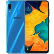 Смартфон Samsung Galaxy A30 4/64 GB Blue Approved Вітринний зразок: Причина уценки Как новый (витринный образец): смартфон выглядит и функционирует как новый. Смартфон полностью протестирован по программе Approved, все функции работают корректно