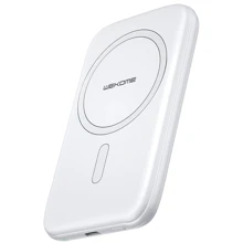 Зовнішній акумулятор WK Power Bank 5000mAh Magnet Wireless White (WP-243-WH): Кількість USB 1