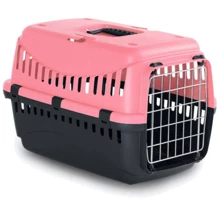 Переноска для котов и собак Bergamo Gipsy 1 small Corall металлическая дверь 46x31x32 см коралловая: Производитель Bergamo