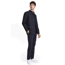 Штани H & M 4170815 52 сині: Фасон Завужені