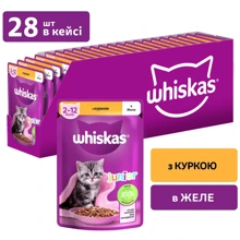 Упаковка влажного корма для котят Whiskas с курицей в желе 28х85 г (4770608239305): Тип Влажный корм