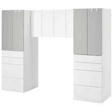 Стойка ІКЕА SMÅSTAD 240х57х181 см серый (394.319.23): undefined undefined