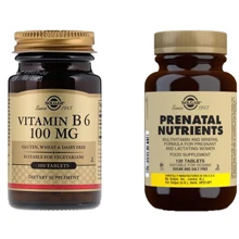 Набор Биологически Активных Добавок для беременных (Prenatal Nutrients Multivitamin & Mineral + Vitamin B6): Форма выпуска Таблетки