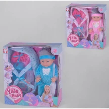 Пупс Yale Baby YL 1811 D 2 вида, 4 функции, с аксессуарами: Производитель Yale Baby