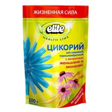 Напиток растворимый Elite Health Line Цикорий с женьшенем и эхинацеей 100 г (8718868141248): Вид напитка Напиток кофейный растворимый