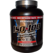 Протеин Dymatize ISO-100 2275 g /81 servings/ Strawberry: Вид Изоляты