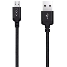 Кабель Hoco USB Cable to microUSB X14 Times Speed 1m Black: Тип USB Cable - microUSB