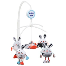 Мобіль Baby Mix плюшевий механічний TK-480M Кролики: Колір разноцветный