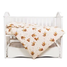 Сменная постель 3 эл. Twins Comfort 3051-C-031, Пчелки, бежевая: Тип постельный комплект