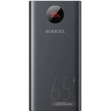 Внешний аккумулятор Romoss Power Bank 40000mAh PEA40 Pro PD 65W Black (PEA40-282-2133H): Количество USB 3